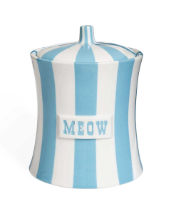 Jonathan Adler Vice Canister - Meow Light Blue