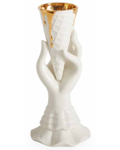 Jonathan Adler Gilded I-Scream Vase