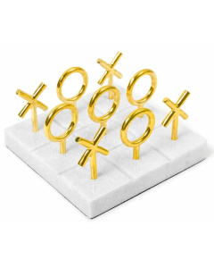 Jonathan Adler Brass Tic-Tac-Toe Set 