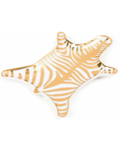 Jonathan Adler Zebra Stacking Dish - Gold