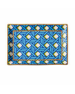 Jonathan Adler Basketweave Rectangle Tray