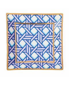 Jonathan Adler Basketweave Square Tray