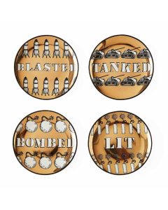 Jonathan Adler Blitzed Coasters