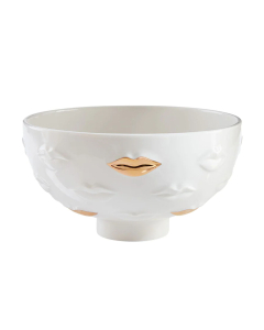 Jonathan Adler Gilded Gala Lips Bowl