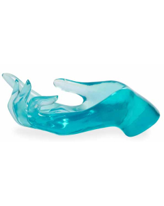 Jonathan Adler Giant Acrylic Hand Bowl - Turquoise