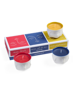 Jonathan Adler Muse Couleur Votive Candle Set