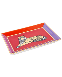 Jonathan Adler Safari Rectangle Tray - Multi 