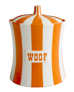 Jonathan Adler Vice Canister - Woof - Orange