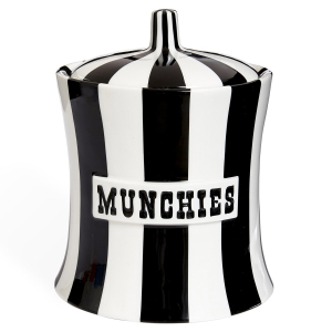 Jonathan Adler Vice Canister - Munchies - Black