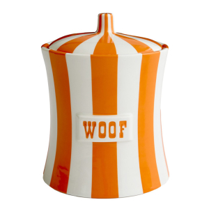 Jonathan Adler Vice Canister - Woof - Orange