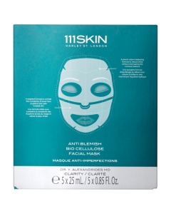 111Skin Anti Blemish Biocellulose Facial Mask Box 5x25ml