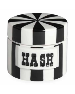 Jonathan Adler Vice Canister - Hash - Black and White