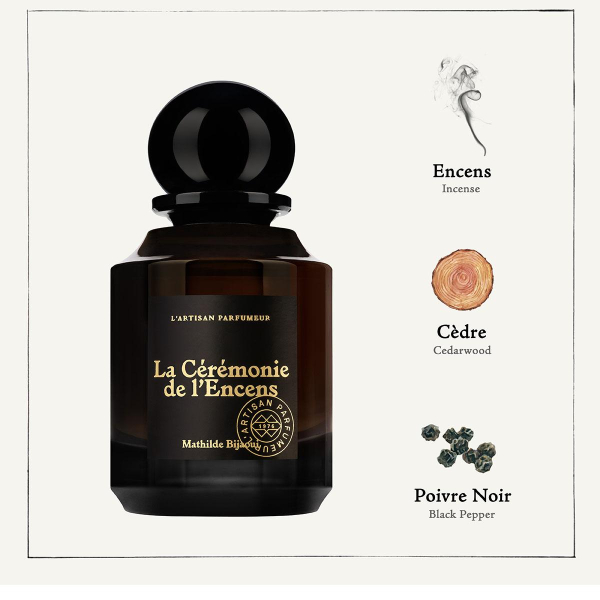 L'Artisan La Cérémonie de l'Encens 75mL La Ceremonie de l'Encens Eau de Parfum 75ml | L'Artisan Parfumeur