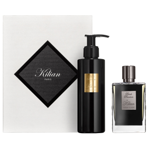 By Kilian Black Phantom Refillable Perfume Spray 50ml + Body Lotion 200ml Set
