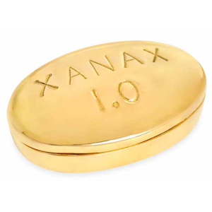Jonathan Adler Xanax Brass Pillbox