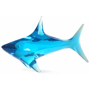 Jonathan Adler Giant Acrylic Shark - Turquoise
