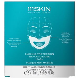 111SKIN Maskne Protection Bio Cellulose Mask Box 5x10ml