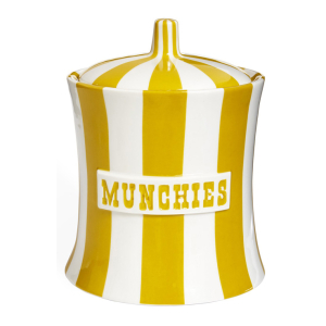 Jonathan Adler Vice Canister - Munchies - Yellow