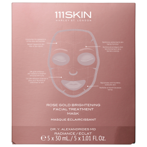 111Skin Rose Gold Brightening Facial Treatment Mask Box 5x